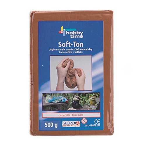 NEU Soft-Ton, 500g, terracotta von CREATIV DISCOUNT