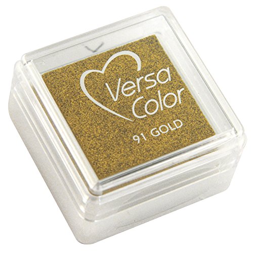 CREATIV DISCOUNT NEU Stempelkissen Versacolor 2,5x2,5cm, Gold von CREATIV DISCOUNT