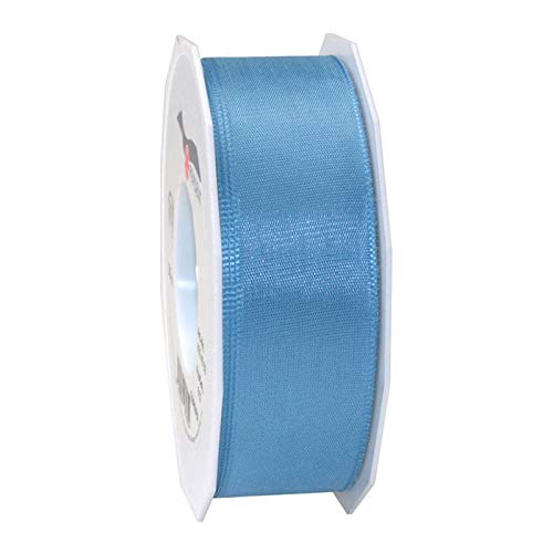 CREATIV DISCOUNT Schleifenband/Taftband Europa, 40 mm, 10 m, Aquamarin von CREATIV DISCOUNT