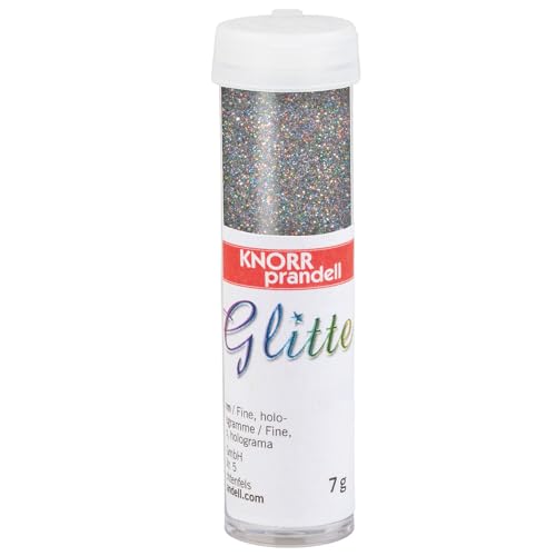 Glitter/Glitzer Hologramm, 7 g, Silber von CREATIV DISCOUNT