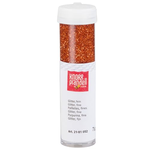 Glitter/Glitzer fein, 7 g, Kupfer von CREATIV DISCOUNT