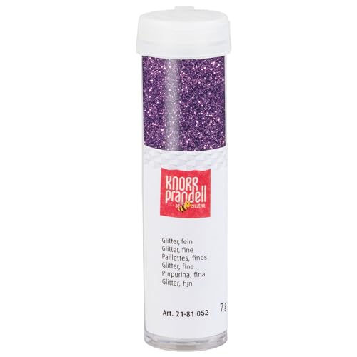 Glitter/Glitzer fein, 7 g, Lila von CREATIV DISCOUNT