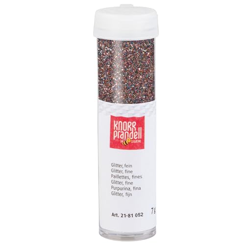 Glitter/Glitzer fein, 7 g, Multicolor von CREATIV DISCOUNT