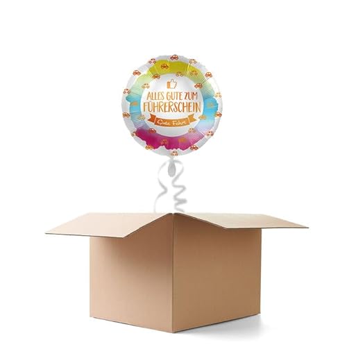 NEU Ballongrüße Alles Gute zum Führerschein, 1 Ballon von CREATIV DISCOUNT