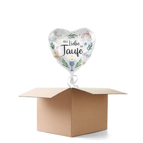 NEU Ballongrüße Alles Liebe zur Taufe, 1 Ballon von CREATIV DISCOUNT