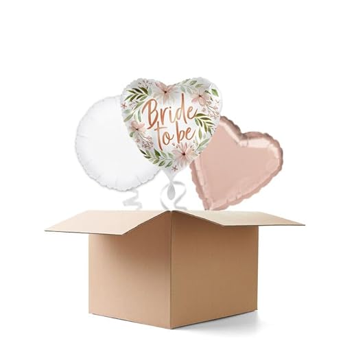 NEU Ballongrüße Bride to be, 3 Ballons von CREATIV DISCOUNT