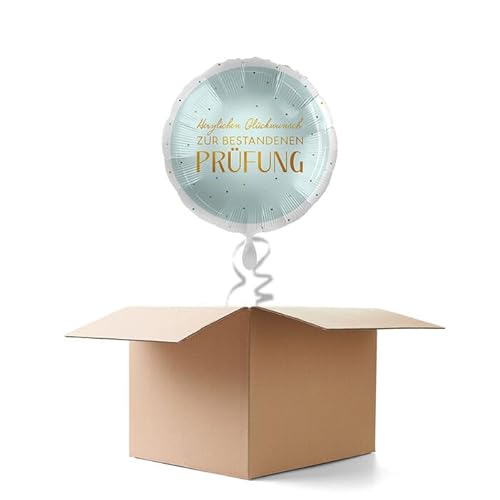 NEU Ballongrüße Glückwunsch zur bestandenen Prüfung, 1 Ballon von CREATIV DISCOUNT