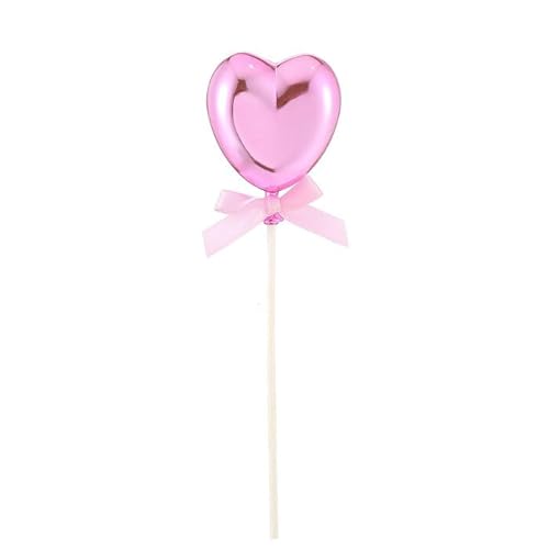 NEU Cake-Topper Mini-Herz, pink, ca. 21cm von CREATIV DISCOUNT