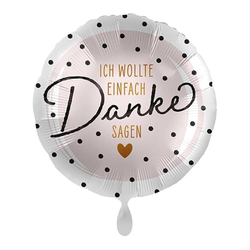 NEU Folienballon - Danke sagen - ca. 45cm Durchmesser von CREATIV DISCOUNT