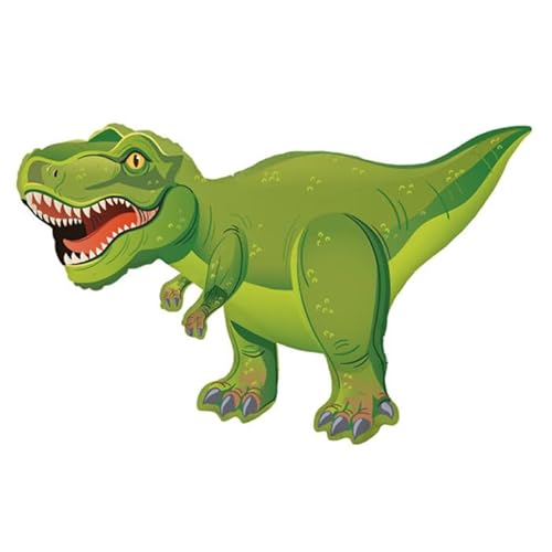 NEU Folienballon Dino T-Rex, ca. 113x71cm, grün von CREATIV DISCOUNT