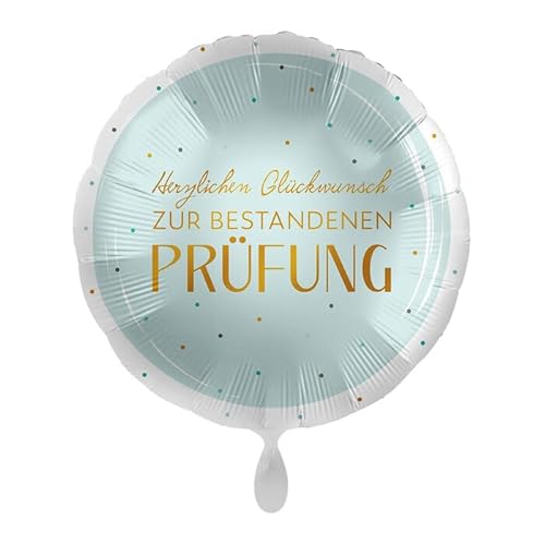 NEU Folienballon - Glückwunsch zur bestandenen Prüfung - ca. 45cm Durchmesser von CREATIV DISCOUNT