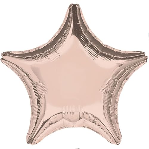 NEU Folienballon Stern, ca. 48cm, rose gold von CREATIV DISCOUNT