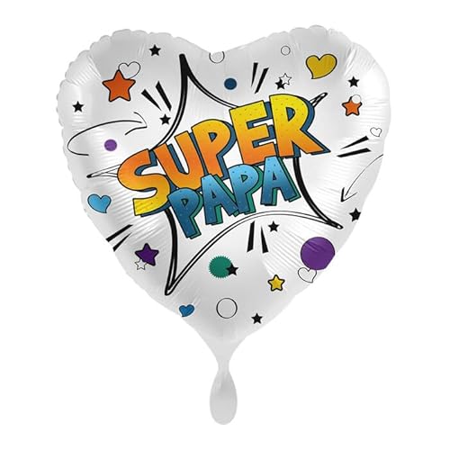 NEU Folienballon - Super Papa - ca. 45cm Durchmesser von CREATIV DISCOUNT