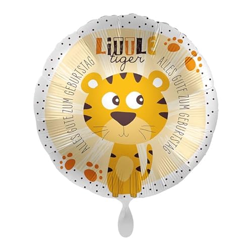 NEU Folienballon Tiger - Alles Gute zum Geburtstag - ca. 45cm Durchmesser von CREATIV DISCOUNT