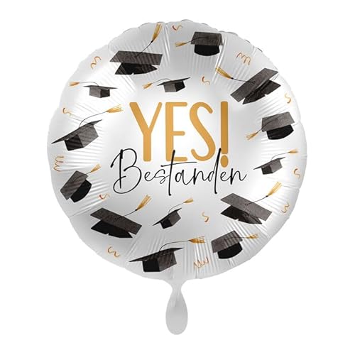 NEU Folienballon - YES! Bestanden - ca. 45cm Durchmesser von CREATIV DISCOUNT