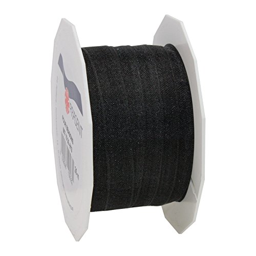 NEU Organzaband, 10mm x 25m, Schwarz von CREATIV DISCOUNT