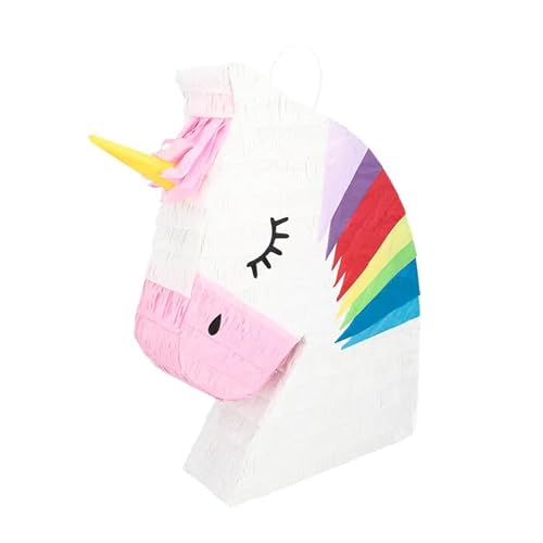 NEU Pinata Einhorn Aurora für Kindergeburtstage, 45x33x8cm von CREATIV DISCOUNT