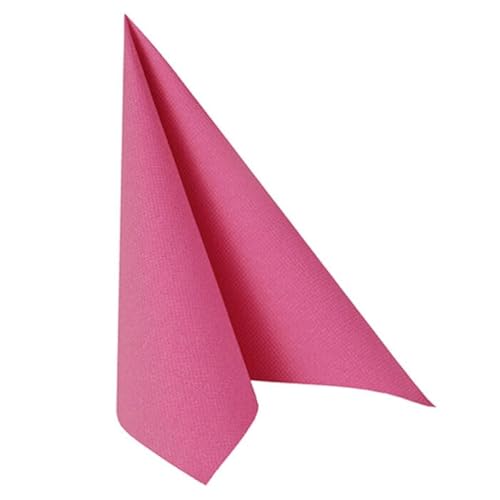 NEU Servietten Royal Collection, 40 x 40 cm, 20 Stück, Fuchsia von CREATIV DISCOUNT