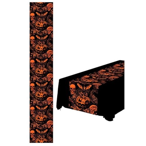 NEU Tischläufer Halloween Gothic Kürbis, 28cm breit, 275cm lang von CREATIV DISCOUNT