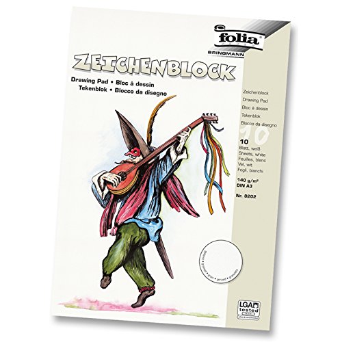 NEU Zeichenblock gekörnt DIN A3, 10 Blatt, 140g/m? von CREATIV DISCOUNT