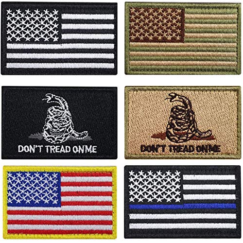 Bundle 6-teiliges taktisches Militär-Patch-Set (A) von CREATRILL