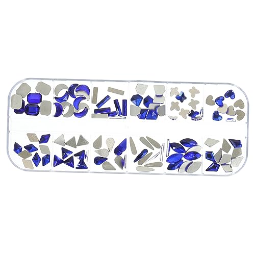 CRILSTYLEO 1 Box Strass Nagelzubehör Flache Rückseite Kristalle Nagelanhänger Nageldekoration Charms Make Up Strasssteine ​​Für Augen Nägel Perlen Juwelen Zum Basteln Nagel von CRILSTYLEO