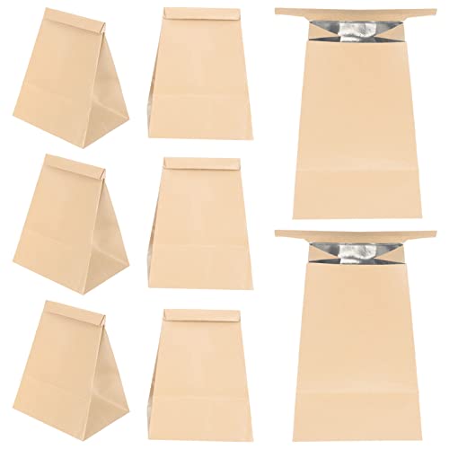 CRILSTYLEO 10St Müllsack aus Kraftpapier Kotzen Produkt Trinkbeutel Tasche für Kulturbeutel Müllsäcke vomit bag Vomitusbeutel Autositz Erbrechenbeutel Outdoor-Müllsack Spuckbeutel Light Brown von CRILSTYLEO