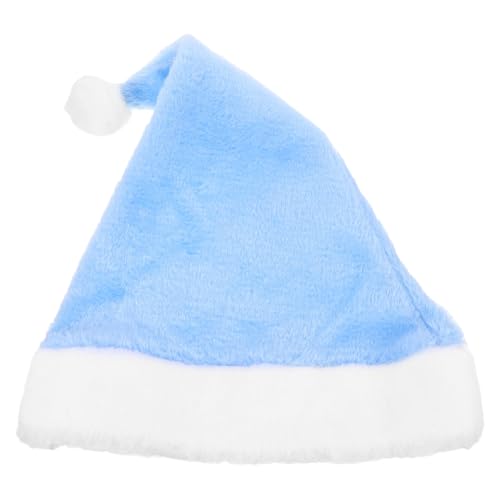 CRILSTYLEO 1Stk Weihnachtsmütze-Requisiten Partyhüte für Erwachsene Weihnachtsstirnbänder weihnachtsdekoration hut Weihnachten roter Hut kinderkleidung kleidung Weihnachtsmützen Blue von CRILSTYLEO