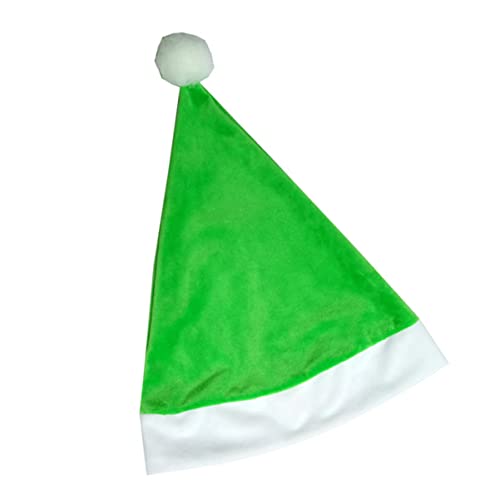 CRILSTYLEO 1stk Glänzend Gestreifter Bühnenpartyhut -weihnachtsstrickmütze Kostüm Hut Mini-weihnachtsstrickmütze Weihnachtsbaum Weihnachtsdekoration Weihnachtsbrille Green von CRILSTYLEO