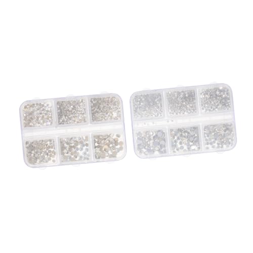 CRILSTYLEO 2 Boxen Nagelkunst Zubehör Nagel Glitzer Flake Nägel Pailletten Nagelkunst Zubehör Maniküre Rhinestone De Cristal Para DIY Maniküre Ornament Nägel Dekoranhänger Für Nägel von CRILSTYLEO