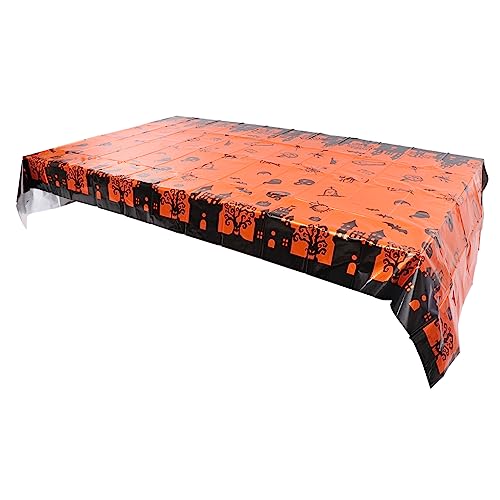 CRILSTYLEO 2 STK Halloween-Tischdecke Festliche Tischdecke Halloween-Party-Tischdecke Halloween tischdecke Halloween Table Cloth Halloween-Kürbis-Tischdecke Tischdecke für das Abendessen von CRILSTYLEO