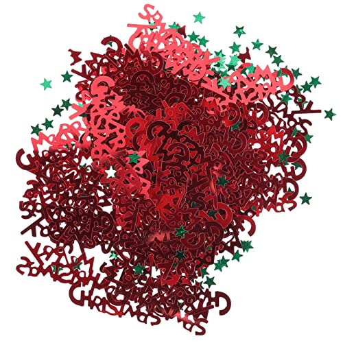 CRILSTYLEO 3 Packungen Weihnachtskonfetti Partyfreaks Geschlecht Offenbaren Weihnachtsfeier Konfetti Konfetti-dekoration Party Konfetti Plastik von CRILSTYLEO