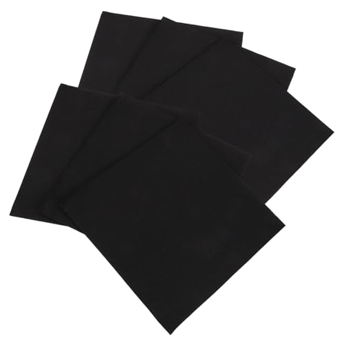 CRILSTYLEO 50 Stück Personalisierte Servietten Serviettengewebe Gästeservietten Abendessenhandserviette Bankette Servietten Dekorative Feiertagsservietten Urlaubsangebot Black Papier von CRILSTYLEO