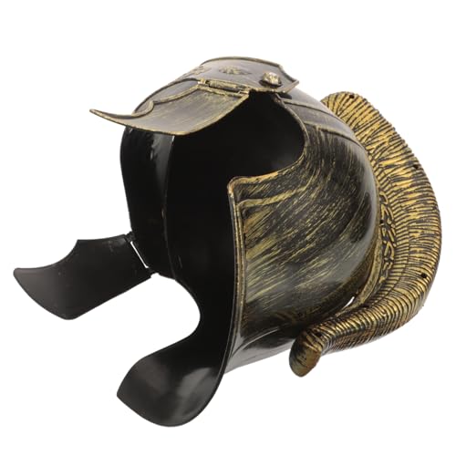 CRILSTYLEO Antiker Römischer Helm Für Männer Römisches Kostüm Soldat Kostüm Kopfbedeckung Vintage Helm Cosplay Römischer Helm Römisches Gladiator Kostüm Mittelalterlicher Cosplay von CRILSTYLEO