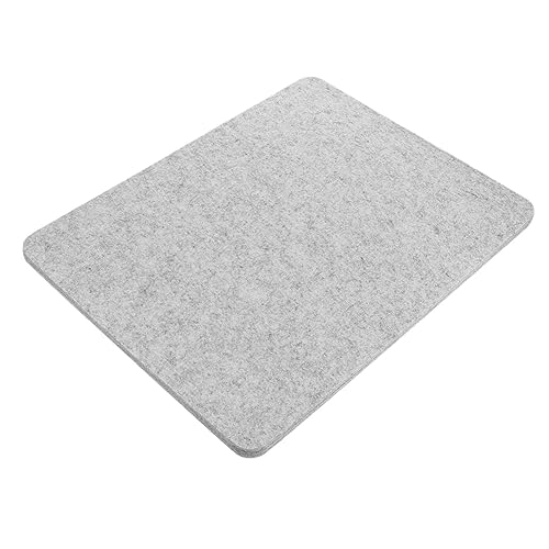 CRILSTYLEO Quilten Bügelunterlage bügelndes Presskissen Bügelmatte aus Filz Bügeldecke Bügelbrett Filzmatte Wollfilz Bügelmatte Bügelunterlage für Quilter Bügelmatte aus Wolle Light Grey von CRILSTYLEO