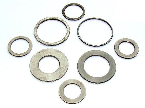 REDUZIERRING für Kreissägeblatt 20mm auf 13mm 1,4mm Dicke, gerändelte Präzisionsausführung "MADE IN GERMANY" CROSSFER® von CROSSFER GmbH