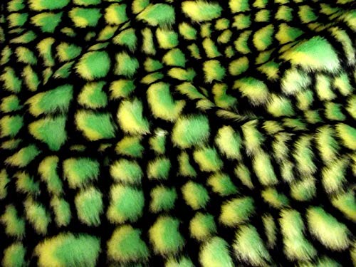 CRS Fur Fabrics 8800201461677 Animal Fun Faux Fur Fabric Crocodile, 1Mtr-150cmx100cm Kunstfell-Material, acryl, krokodil, 1Mtr - 150cm x 100cm von CRS Fur Fabrics