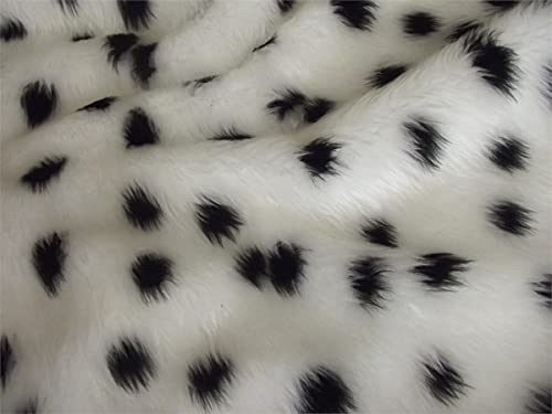 CRS Fur Fabrics 8800201462377 Kunstfell-Material, Acryl, weiß, 1Mtr - 150cm x 100cm von CRS Fur Fabrics