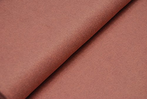 Handwerk Wolle/Viskose Filz Stoff Material – Marl Dusty Pink V8 von CRS Fur Fabrics