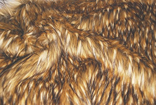 Super Luxus Kunstfell Stoff Material – Schäferhund Fleck von CRS Fur Fabrics