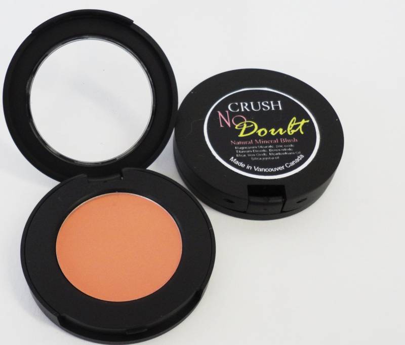 Keine Doubt - Koralle Pfirsich Erröten Mineral Make-Up Gepresste Toffee Vegan Natürliche Zutaten von CRUSHCOSMETICS