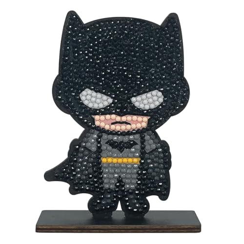 CRYSTAL ART DC Comics Batman Figur Set Holz Diamant und Sammelfigur Komplettset von CRYSTAL ART