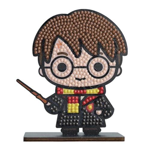 CRYSTAL ART Harry Potter Harry Potter Holzfigur zum Diamantieren und Sammeln, Komplettset von CRYSTAL ART