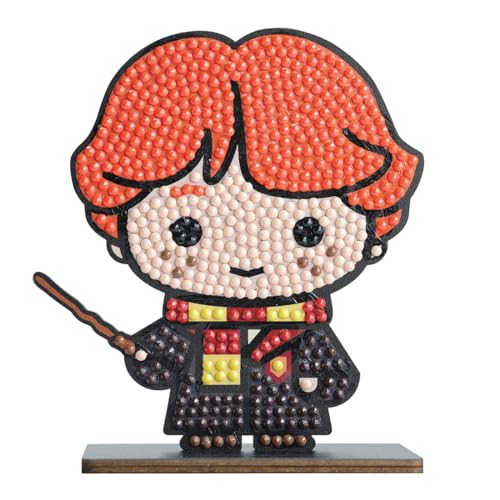 CRYSTAL ART Komplettes Set Holzfigur zum Diamant und Sammeln - Harry Potter - Ron Weasley von CRYSTAL ART