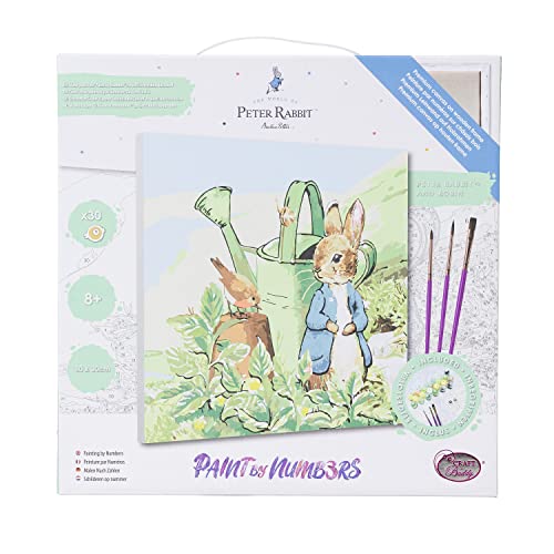 Peter Rabbit and Robin, 30x30cm Paint By Numbers Kit von CRYSTAL ART