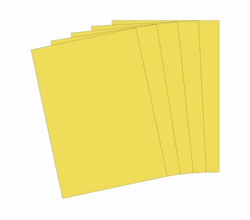 10 Blatt Qualitätspapier/Farbpapier/Kopierpapier A4 GELB 160g/qm Coloraction von CS Webkontor