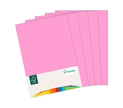 MADE IN EU 20 Blatt farbiges Papier BUSCHROSE A4 80 g/m² CS Paper - Druckerpapier, Kopierpapier, Universalpapier zum Drucken, Basteln & Falten im Format DIN A4. Papier für den Heim- & Bürobedarf von CS Webkontor