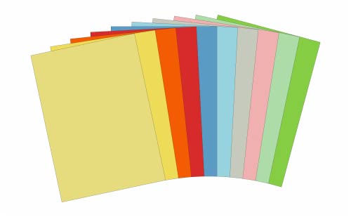 MADE IN GERMANY 50 Blatt farbiger Papiermix PREMIUM A4 80g/m² (10 Trendfarben x 5 Blatt) – Druckerpapier, Kopierpapier, Universalpapier zum Drucken, Basteln & Falten. Papier für den Heim- & Bürobedarf von CS Webkontor