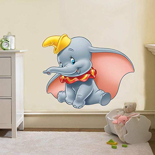 CSCH Wandtattoo DUMBO THE ELEPHANT Decal Abnehmbarer WALL STICKER Home Decor Art Kids von CSCH