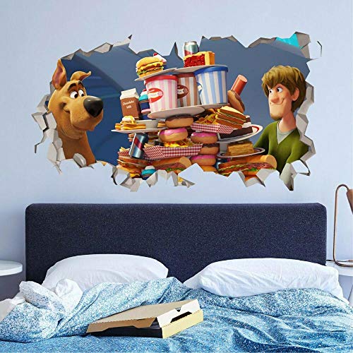 CSCH Wandtattoo Scoob! Scooby and Shaggy Meal Custom Wall Decals 3D Wall Stickers Art von CSCH